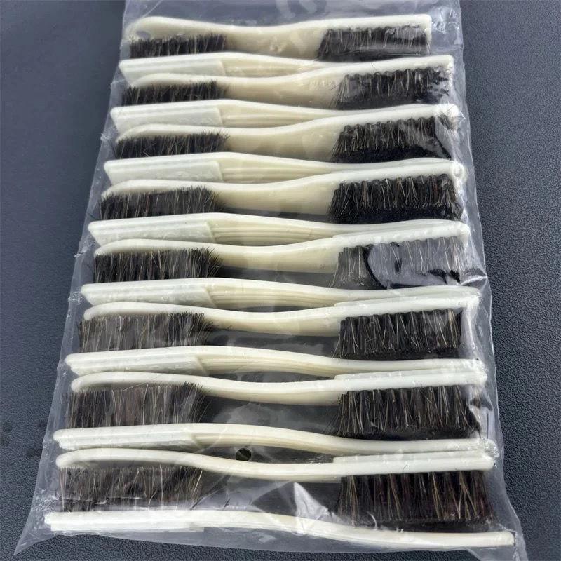 Nano Antique Brush Set: 4 & 6 Row Boar Bristle with Nylon Steel Wire for Patina Finish