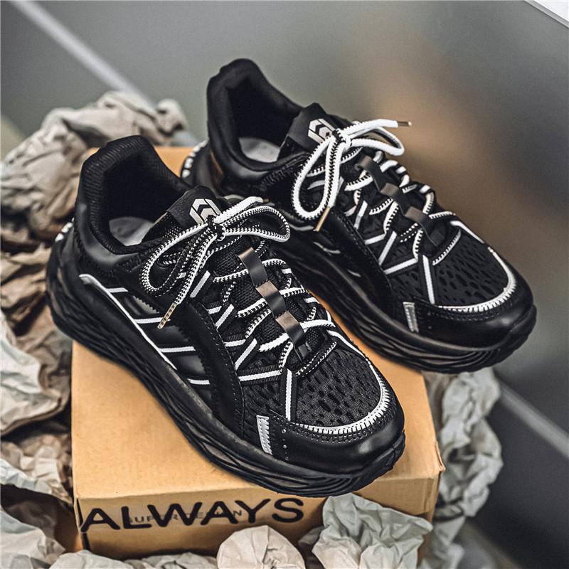 New Men's Fashion Casual Shoes Boys Students Trending Soft Sole Comfortable Sneakers Male Classic Breathable Gym Shoes