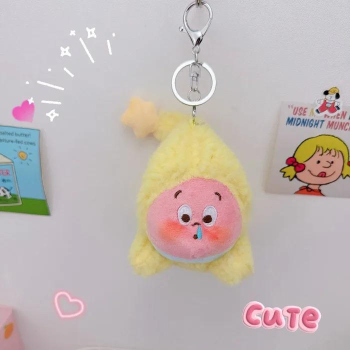 Cute Star People Doll Keychain, Twinkle Be a Little Star Series Plush Pendant,Collectible Toys Home Decorations, Holiday Birthday Gifts