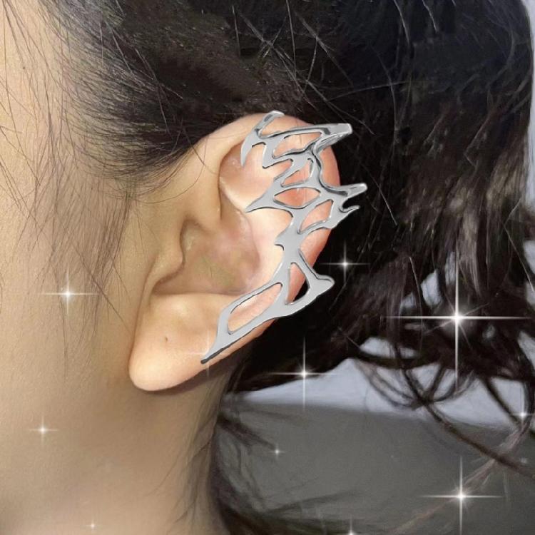 Innovative No Piercing Mechanical Ear Hangers Party Accessory Ear Clip Cuff Earrings Suitable for Various Occasions