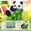 LEGO-kompatibel Panda Kaffebar Mikroklosser: Pedagogisk Byggeklossleke for Barn