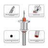 5pcs 90-Degree Angle Tapered Countersink Bit Carbide Tipped Self Tapping Screw Bit  Hole Drilling