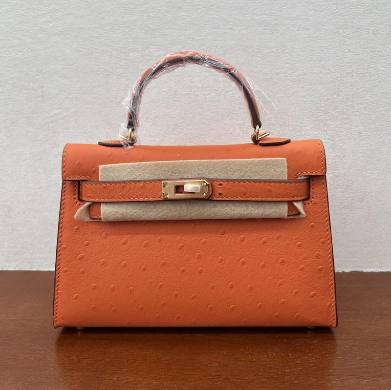 2026 Neue Leder-Damenhandtasche erste Schicht Straußenmuster Rindsleder erste und zweite Generation tragbar Einzel schulter schräg über tragbar Damenhandtasche