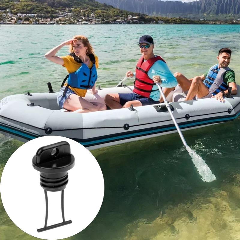 Universals Kayaks Drain Plugs Easy To Install Drainage Sealing Plugs Oval Transom Bung Hull Hole for Various Canoes Models