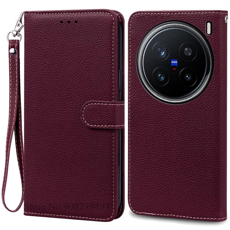 For Vivo X200 Pro Case Vivo X200 Pro Mini Wallet Flip Leather Cover For Vivo X200 Pro Case X 200 Pro Mini Phone Cover Fundas