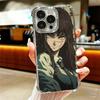 Anime Character Yoru War CSM Soft Phone Case For iPhone 15 16 17 Air 14 Pro Max 16E Plus 13 12 Mini Plating Anti-Fall Fundas