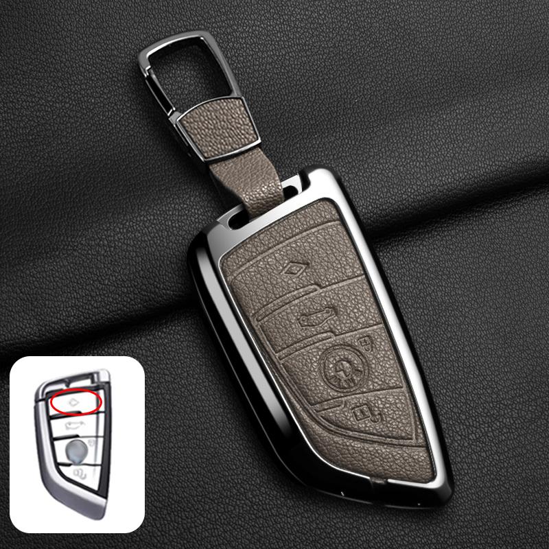 Zinc Alloy Car Key Case Suitable For Bmw X1 X3 X5 X6 X7 1 3 5 67 Series G20 G30 G11 F15 F16 G01 G02 F48 Car Key Protection Shell