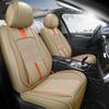 Universal Leather & Ice Silk Car Seat Cover - Fits Sedans, All Seasons, Full Surround Design