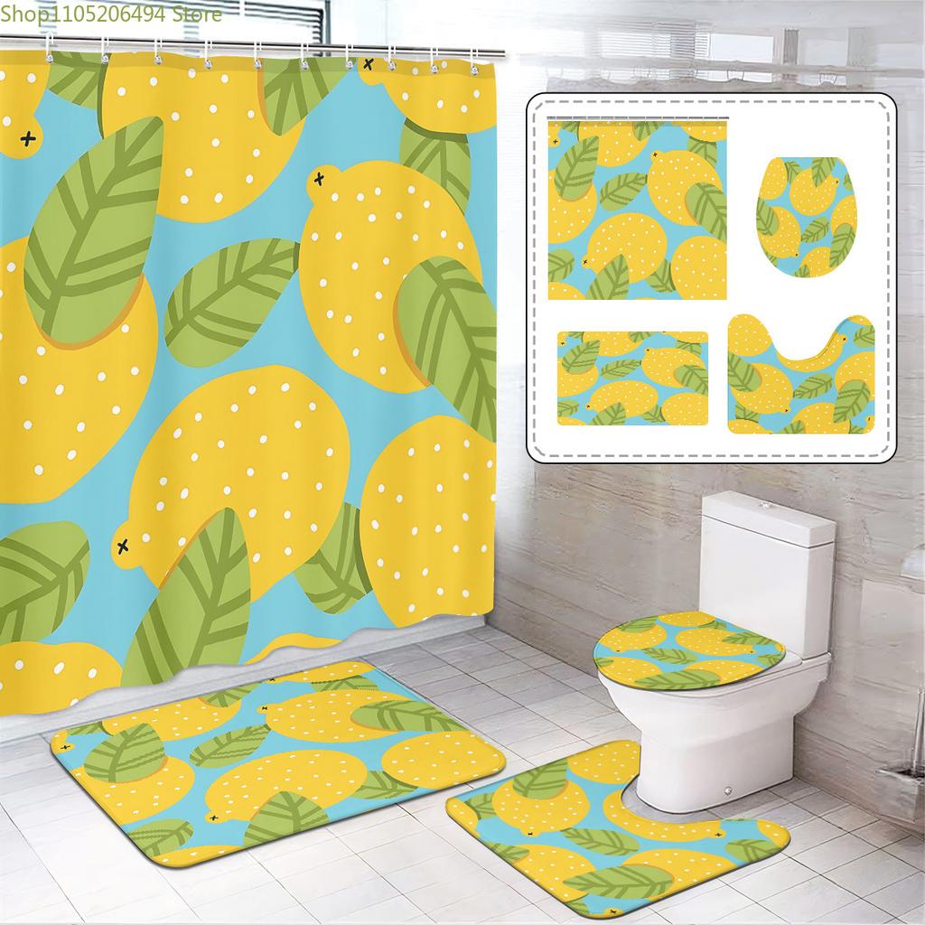 Modern Geometric Triangle Marble Shower Curtain for Bathroom Decor Home Accessories Waterproof Bath Rug Set in Pink White Blac