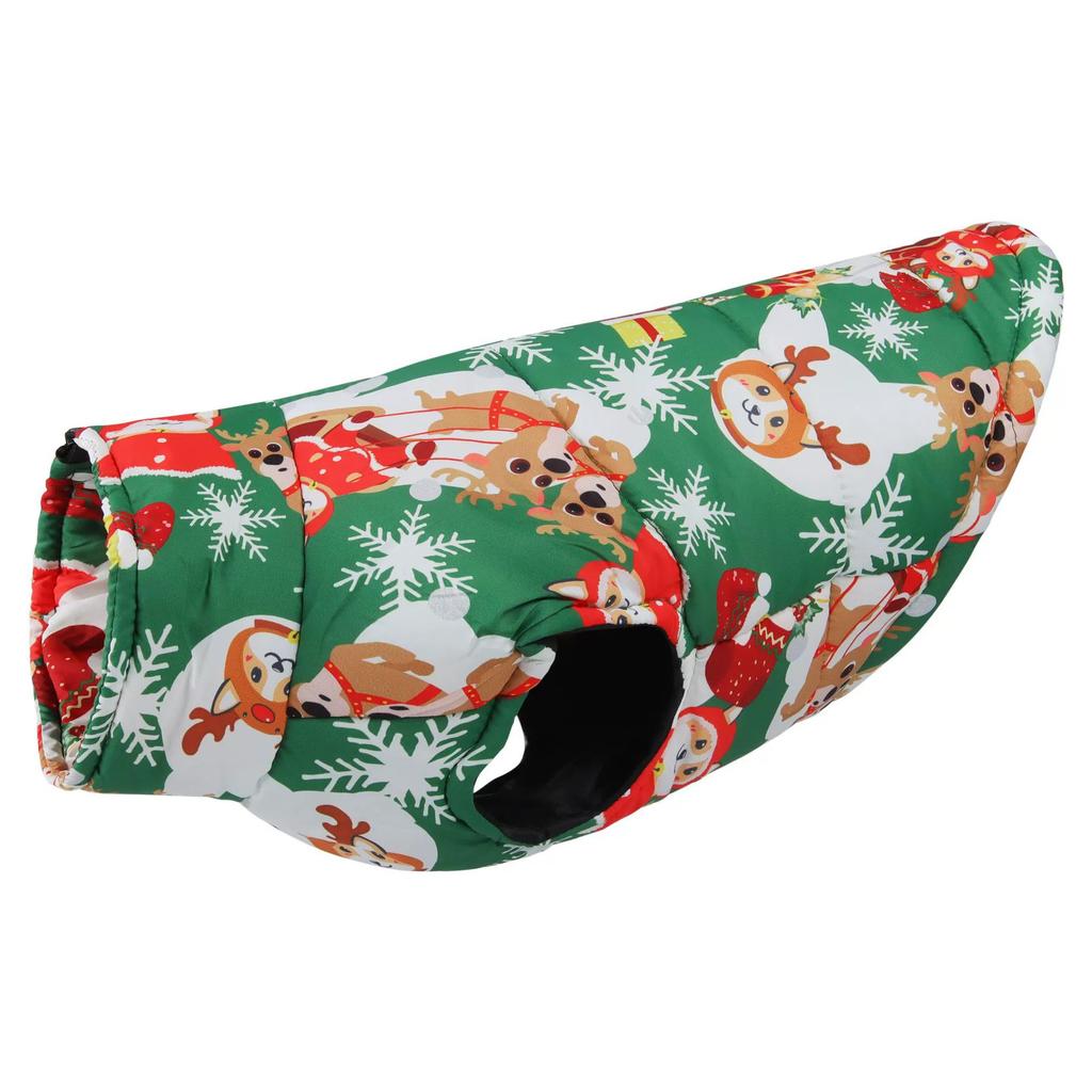 Autumn and winter pet clothing dog clothes thickened warm dog vest windproof puppy cotton clothes magic fight