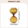 Hourglass Timer Amber Color Collectible Trendy Sandglass Decorative for Early Education Center