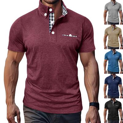 Men'S T-Shirt Street Casual Fashion Short Sleeved Top