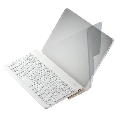 ELECOM Wireless Keyboard Bluetooth Slint Ultra Thin Rechargeable Pantograph with Protective Case 3 Devices OS Automatic Identification White