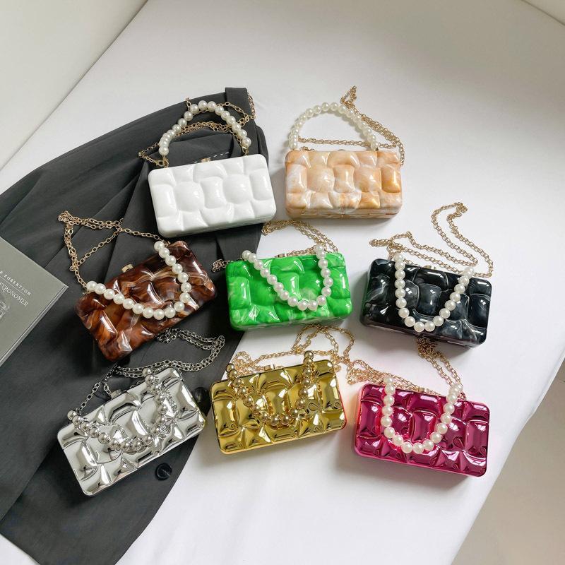 Women Acrylic Box Evening Clutch Bags Boutique Purses And Handbags Bridal Wedding Party Day Clutche