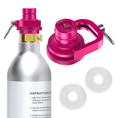 CO2 Quick Adapter Upgraded Soda Maker Valve Refill Accessories for CO2 Cylinder with TR21-4 Male Thread Adapter
