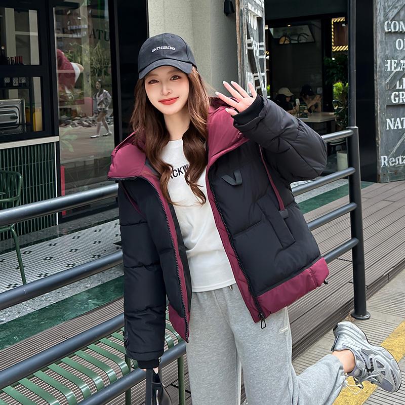 Autumn Winter Thicken Warm Parka Women Casual Sweety Solid Color Big Pocket Loose Hooded Coat Jackets Outwear