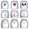 Double-Layer Cartoon Bear Insulated Glass Cup