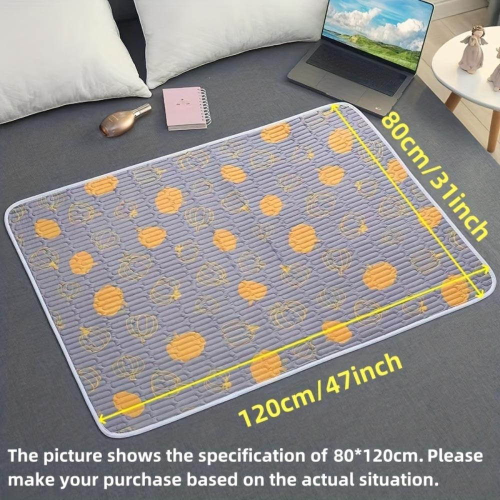 1pc Reusable,Washable Adult Urine Pad & Pet Mat - Cute Cactus & Floral Design,Lightweight Polyester Fabric,Ideal for Women'S Hygiene & Postpartum Care