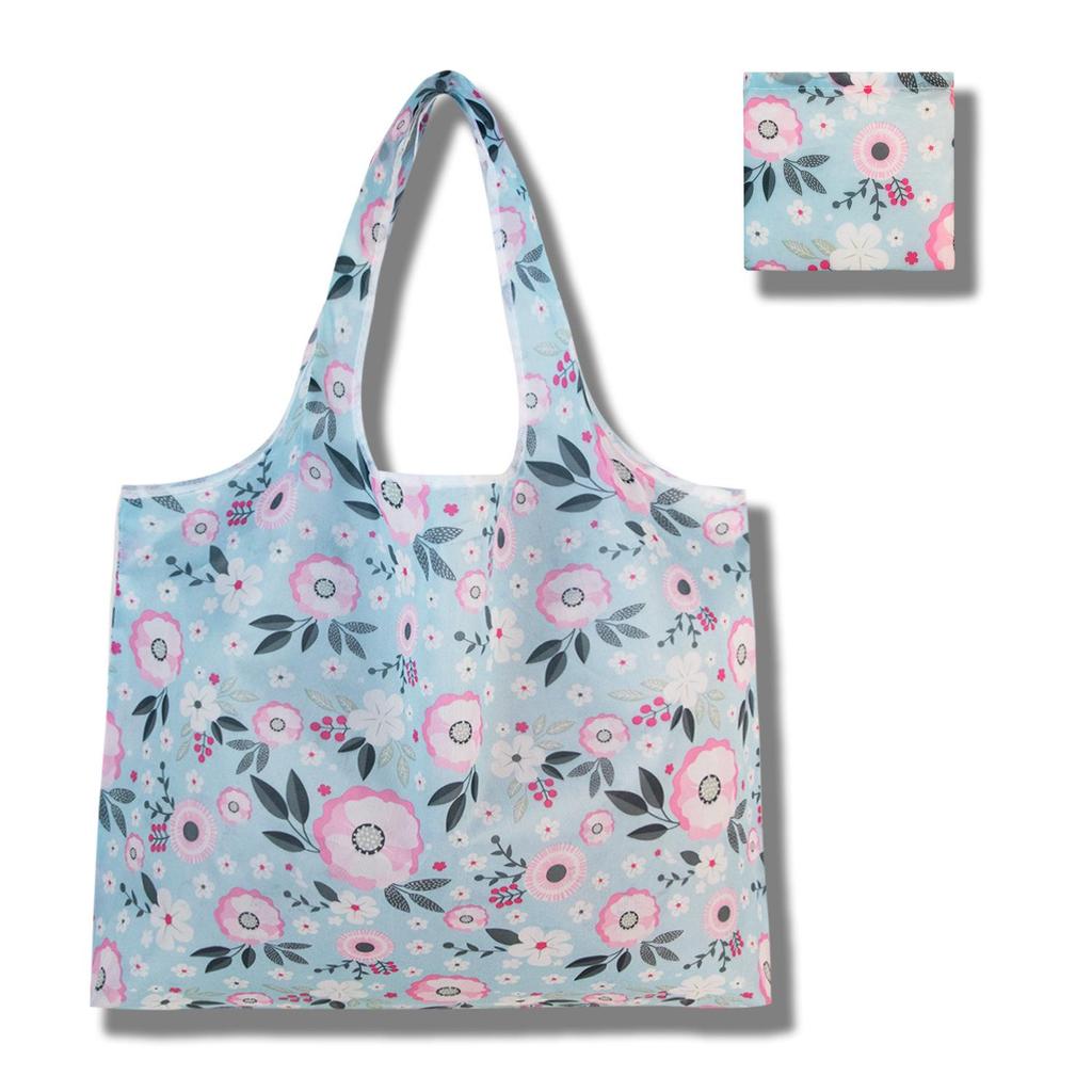 Eco-Friendly Large Capacity Foldable Tote Bag - Creative, Portable, Printed, and In Stock