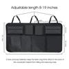 Universal Car Trunk Organizer Adjustable Backseat Storage Bag Net High Capacity Multi-use Oxford Automobile Seat Back Organizers