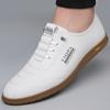 Fashion Spring Soft Sole Comfortable Casual Leather Shoes Fashionable White High-quality Sports Shoes Versatile Flat Bottomed Loafers