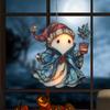 Ghost Hanging Decoration Acrylic Ghost Series Sun Catcher Cartoon Ghost Halloween Decoration for Windows Porch Walls