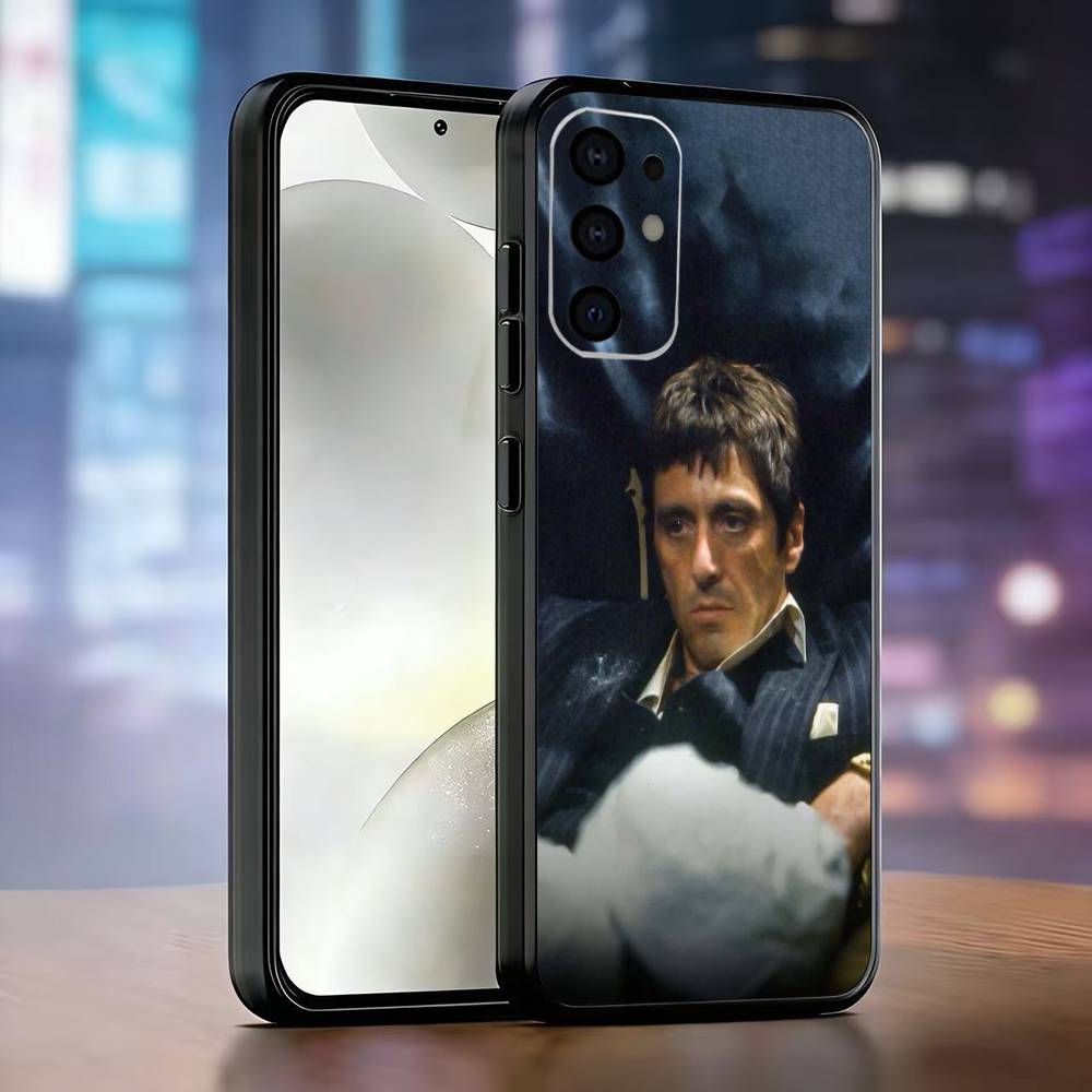 

Classic S-Scarface Film Tony Phone Case For Samsung S25,S24,S21,S22,S23,S30,Ultra,S20,Plus,Fe,Lite,Note,10,Black Cover Samsung S205G