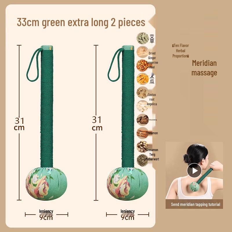 Mugwort Meridian Tapping and Massage Stick for Traditional Chinese Therapy