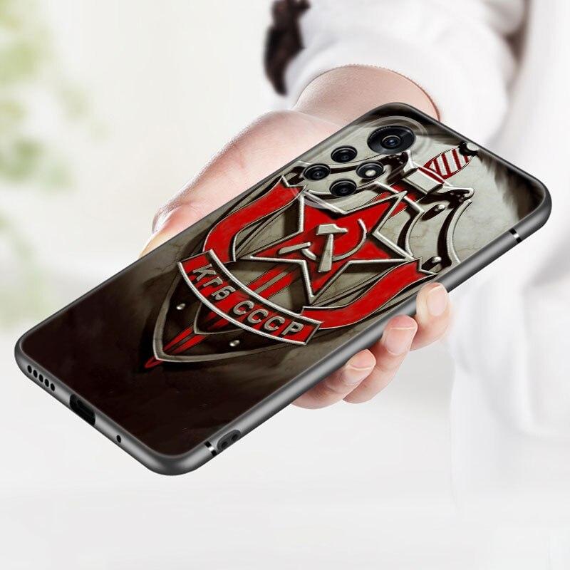 The USSR Flag Symbol Phone Case For Huawei Honor 60 50 SE 30S Mate 30 20 10 Lite 40 Nova 9 8 Pro Y60 8i 7i 7SE 5T Premium Cover