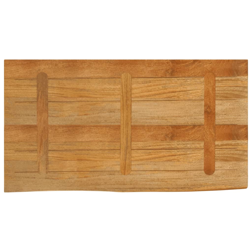 Vidaxl Blat Stołu Z Naturalną Krawędzią, 120X60X2,5 Cm, Drewno Mango