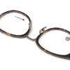 Pure Titanium Unisex Retro Round Glasses Frame with Blue Light Blocking Myopia Lenses for Women and Men