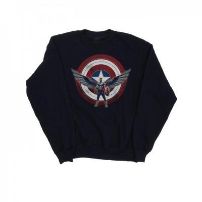 Boys Falcon And The Winter Soldier Captain America Shield Pose Sweatshirt