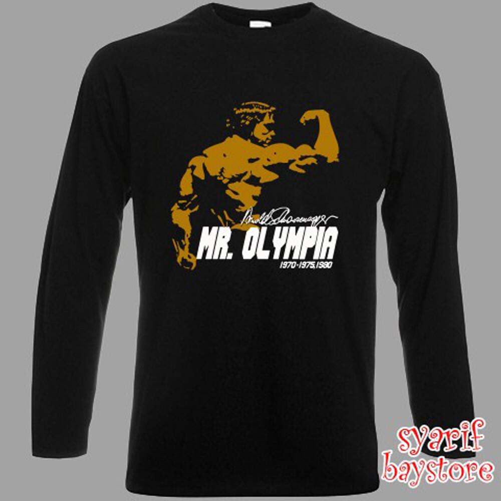 Arnold Schwarzenegger Mr. Olympia Men#039;s Black Size S to 2XL Unisex T-Shirt XXL