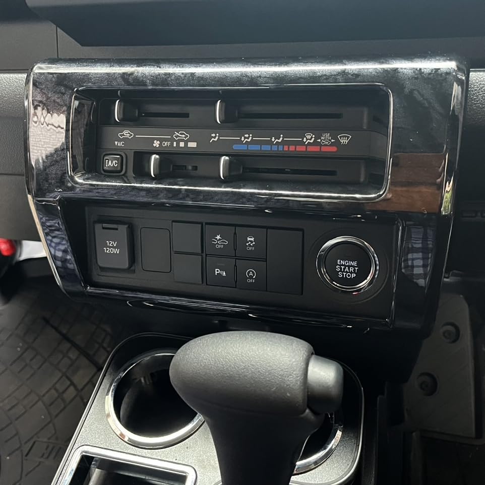 CGP Center Cluster Panel, Black Wood Grain, S500P/S510P, Late Model Only, for Hijet Truck, Jumbo, Sambar Truck, and Pixis Truck, CGP-HN09D4407BD