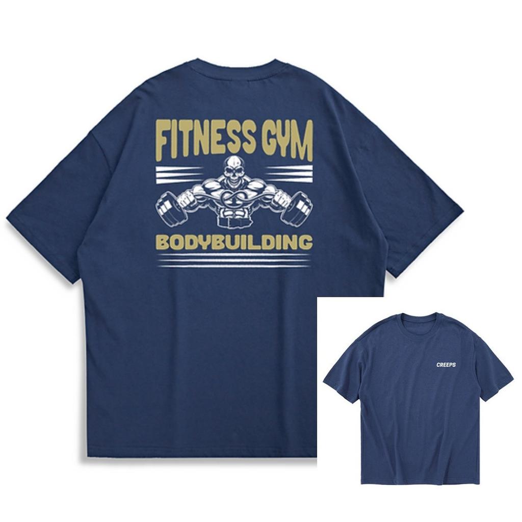 Trendy Classic Fitness Gym Elements Casual TShirt Mens and Womens Luxury Brand Top