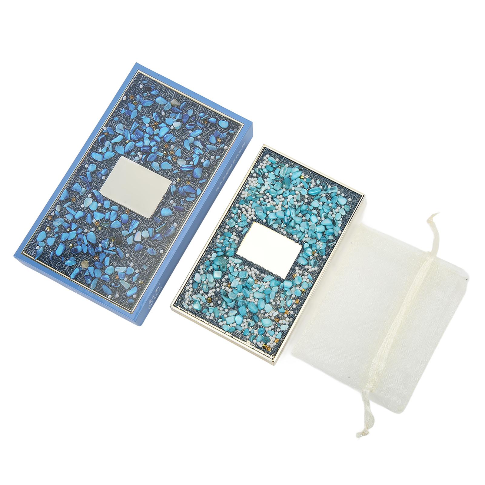 

Акварельные краски Синий Бриллиантовый Сапфир Коробка 24 цвета Металлик Глиттер Твердые Прозрачные