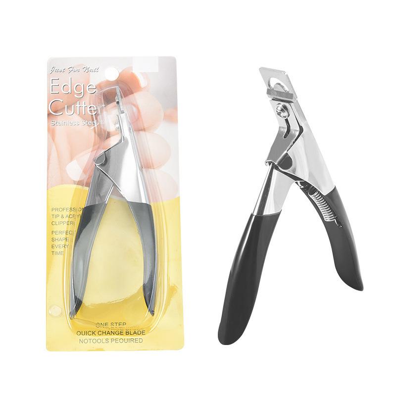 U-Shaped Stainless Steel Nail Clipper for Manicure and Gel Extension