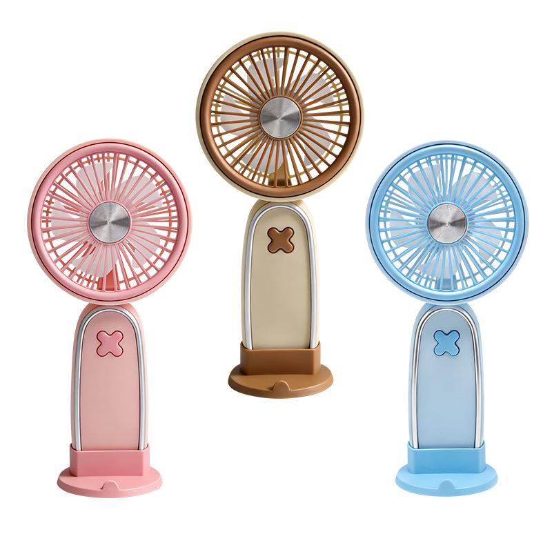 High-Power USB Rechargeable Handheld Mini Fan with Custom Logo