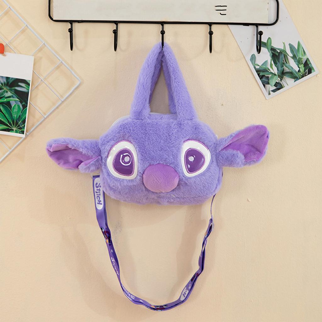 Cartoon-Muster Kurzes Plüschtasche Einzelne Umhängetasche, Crossbody-Tasche Aufbewahrung Hüfttasche