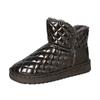 Snow boots women's shoes winter new winter velvet thickened warm cotton shoes waterproof short boots women