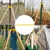10Pcs Tree Support Frame Anti-skid Easy To Install Strong Construction Plastic Large Tree Growing Support Stakes Home Supplies