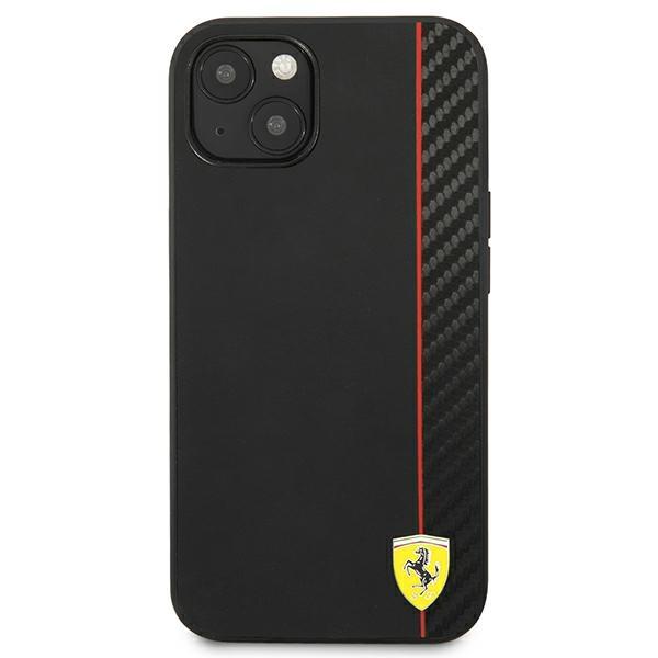 Ferrari Fesaxhcp13Sbk Iphone 13 Mini 5,4 Czarny/Black Hardcase On Track Carbon Stripe