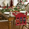 Merry Christmas Christmas Table Runner Faceless Gnome Snowman Table Cover  Home Party Decor