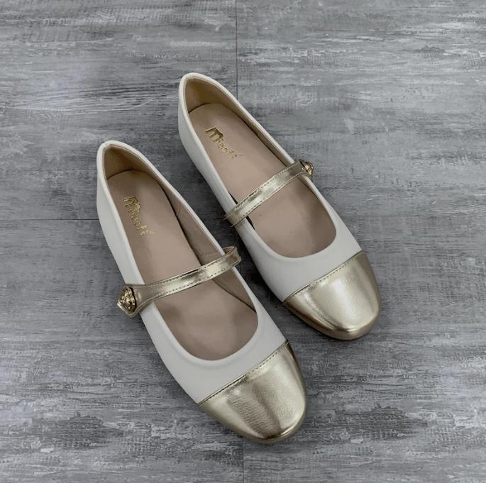 Fashion Flat Shoes for Women Spring and Autumn 2025 New Square Toe Bow Shallow Mouth Ballet Flat Shoes Plus Size Women's Shoes 41-43