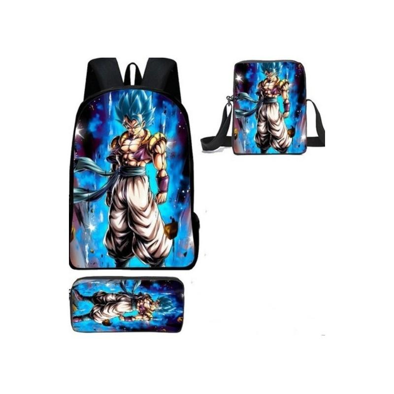 Dragon Ball Z Backpack Set With Waterproof Oxford Cloth For School Kids