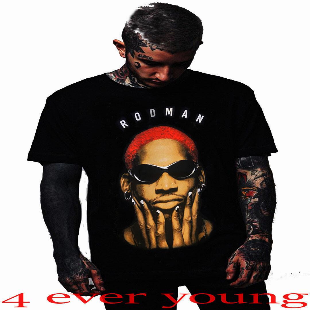 DENNIS RODMAN BULLS T SHIRTS MEN S SIZES L
