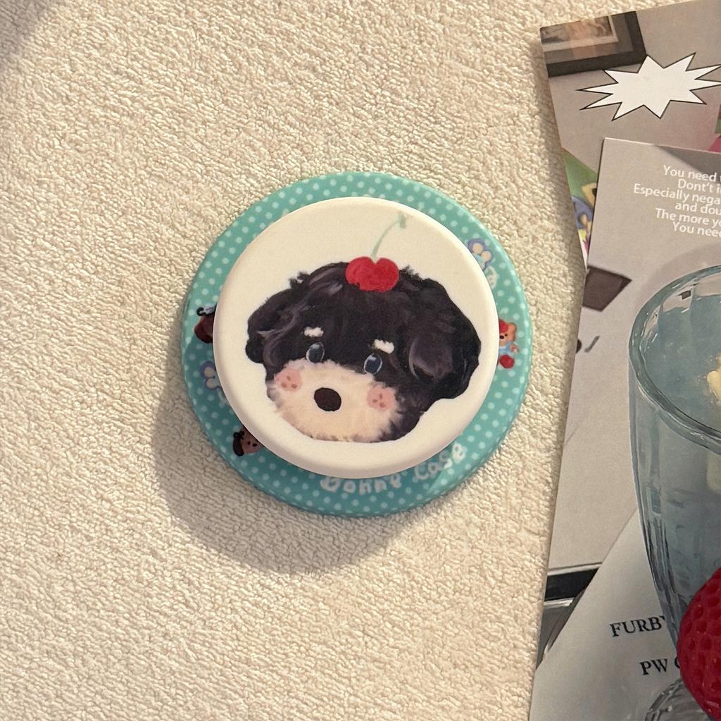 Magnetic Holder Mobile Phone Case for Apple for IPhone16 Film Color Puppy 15promax Hard 14 Creative 17