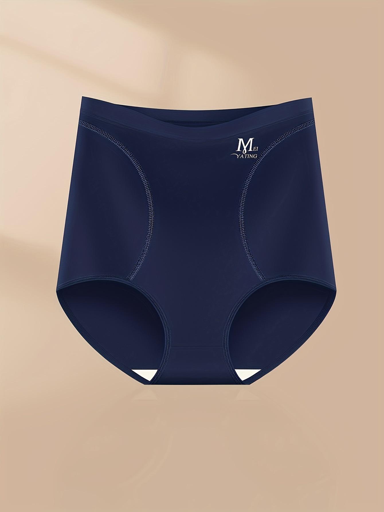 

Женские дышащие трусики с высокой талией для формирования фигуры с ластовицей из чистого хлопка X-Large