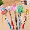 3/6/12PCS Cute Cartoon Animals Pencils with Eraser Creative Children Gift Stationery School Office Supplies