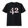 42 T Shirt The Hitchhikers Guide To Galaxy Number Answer Fun Geek Nerd  Vintage Washed Casual Soft Breathable Fashion
